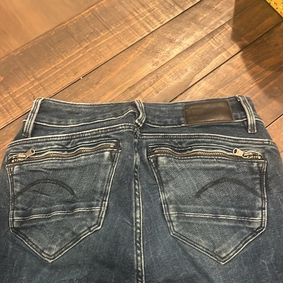 G STAR RAW Midge Zip Mid Skinny Jeans - Picture 9 of 13